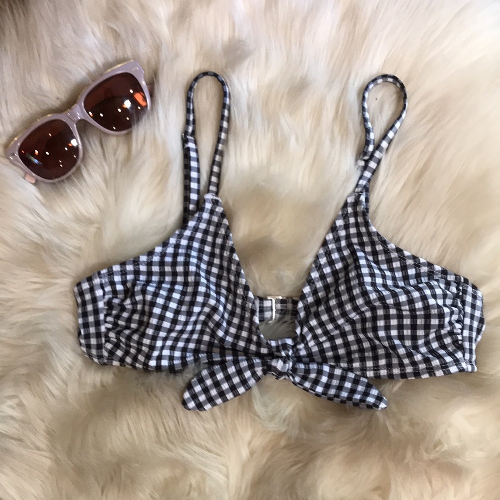 Xhilaration Gingham Bikini Top